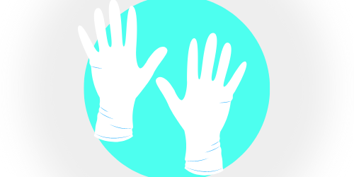 Non-Sterile Latex Surgical Gloves